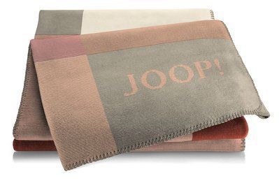 Бавовняний плед JOOP Mosaic ROUGE-NATUR 150x200 см luli804617 фото