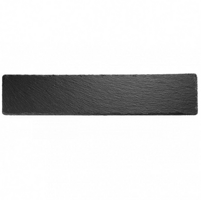 Dish made of slate APS 47x10 cm black. APS00945 photo