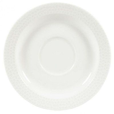 Churchill ISLA SV 12.8 cm saucer, white. ChurchillWHISISS1 photo