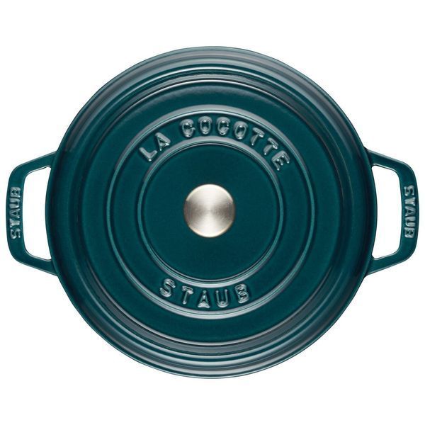 Кастрюля Staub Cast Iron 3,8 л бирюзовая Staub11024105 фото