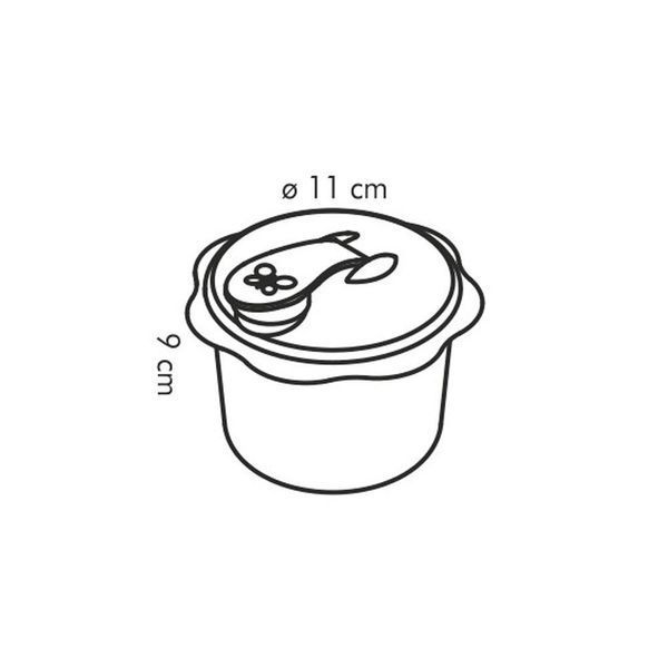 BAMBINI powdered milk measuring container Tescoma668138 photo
