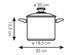 Tescoma Presto 20 cm 4 L high pot with lid. Tescoma728020 photo 2