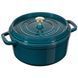 Кастрюля Staub Cast Iron 3,8 л бирюзовая Staub11024105 фото 1