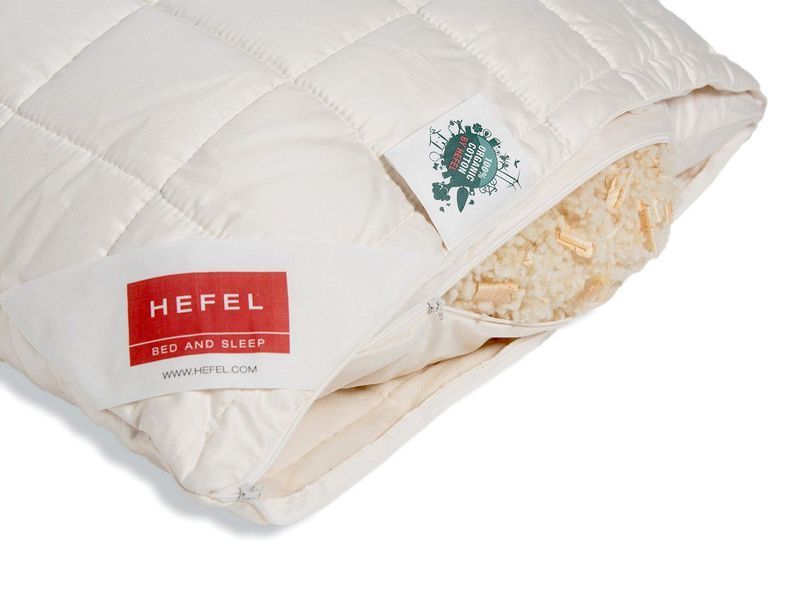Подушка шерсть овеча + стружка кедра Hefel Bio Zirbe Hefel5834K1 фото
