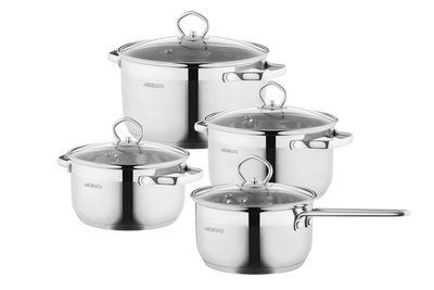 Ardesto Gemini 8-piece cookware set. LEGOURMETAR1908GSS photo