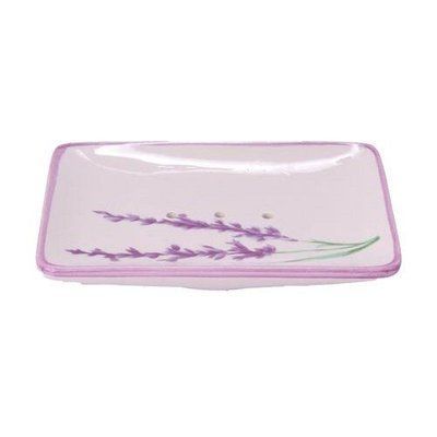 Керамическая мыльница LMDSM CERAMIC SOAP DISH - LAVENDERR (M41012) La Maison du Savon de MarseilleM41012 фото