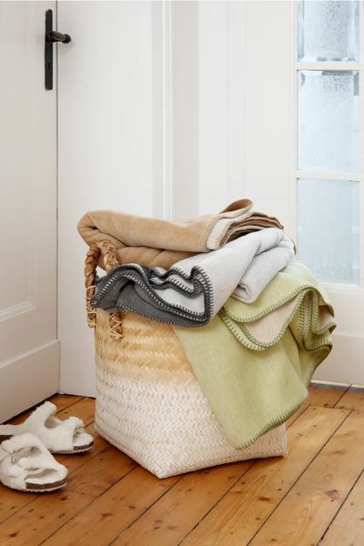 Плед Biederlack Doubleface Melange 1265 GR Creme-Natur 150x200 см luli771728 фото