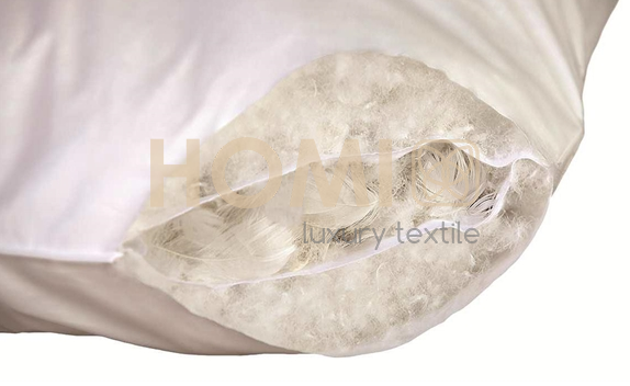 Подушка пухова Hefel De Luxe (Firm) 3-х камерна пружна HefelD6570KK-F фото