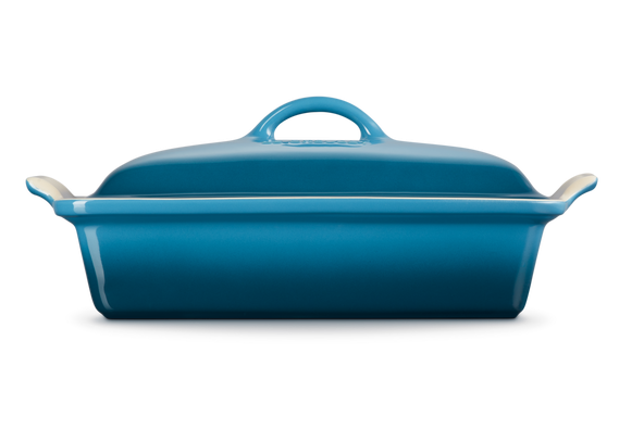 Форма для запекания Le Creuset Heritage 33 см синяя с крышкой Le Creuset61002406420005 фото