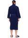 Men's Terry Bathrobe Maison D'or Michel Sailing with Slippers, 100% Cotton, Navy Blue, Size L michel-sailing-navy-l photo 3