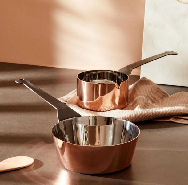 Ковш Alessi La Cintura di Orione 0,42 л с крышкой Alessi90105 C фото