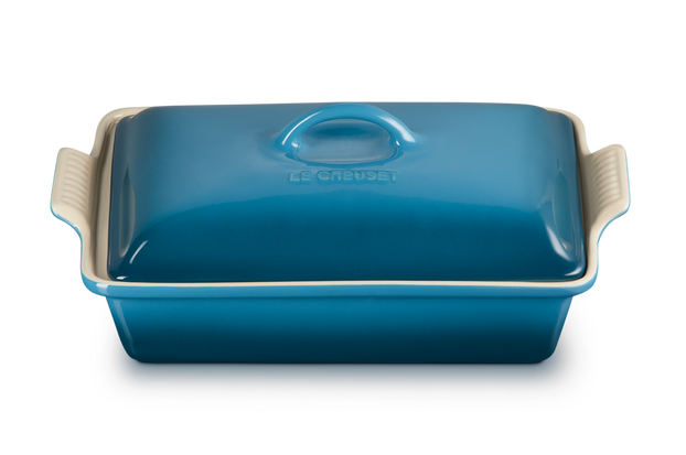 Форма для запекания Le Creuset Heritage 33 см синяя с крышкой Le Creuset61002406420005 фото