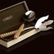 Gold Serving Utensils Set "Braid", Silver, Gold, 29 cm L_OBJET_CU3610 photo 4