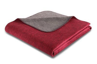 Плед Biederlack Doubleface Melange 1265 GR Andorra-Taupe 150x200 см luli771872 фото