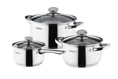 Ardesto Gemini Gourmet 6-piece cookware set LEGOURMETAR1906PS photo