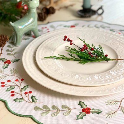 Placemat "RED BERRIES" PANI_DERIKOVSKA_RBS-PL-WT-1 photo