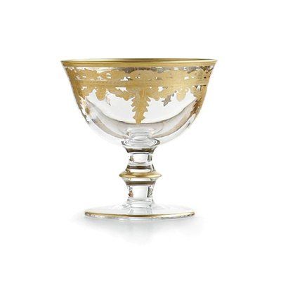 Champagne glass "Vetro Gold" ARTE_ITALICA_SR19D/SOZ photo