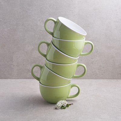 Набір з 6 чашок Ardesto Merino Light Green 480 мл ArdestoAR3486LG фото