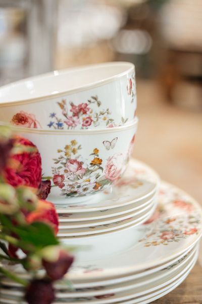 Easy Life BLOOMING OPULENCE CREAM Bowl d:14 cm (R0337-BLOC) Easy LifeR0337-BLOC photo