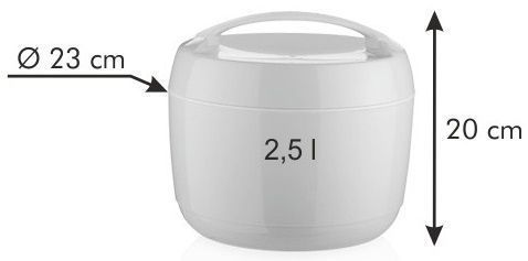 Tescoma Family 2.5L Bordeaux Thermos Container Tescoma310541 photo