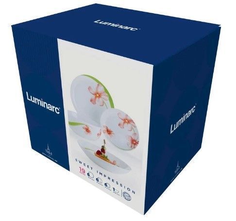 Столовый сервиз Luminarc Diwali Sweet Impression 19 предметов LuminarcP7078 фото
