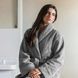 Egyptian cotton bathrobe Graccioza Long Double Loop, L, Silver Graccioza-637485-22270 photo 2