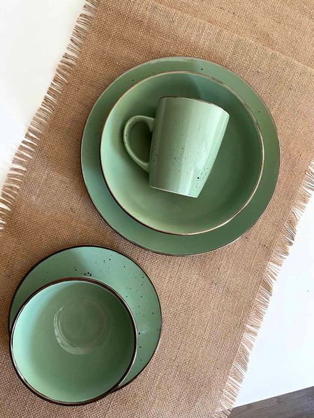Столовий сервіз Ardesto Bagheria Pastel Green 30 предметів 6 персон ArdestoAR29GGC фото