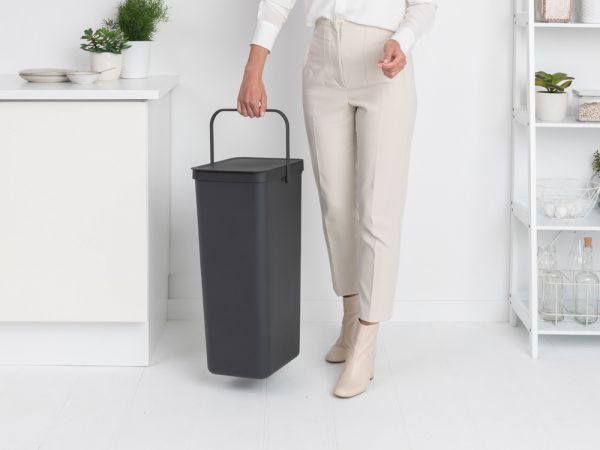 Brabantia Sort&Go 40L gray trash bucket Brabantia251047 photo