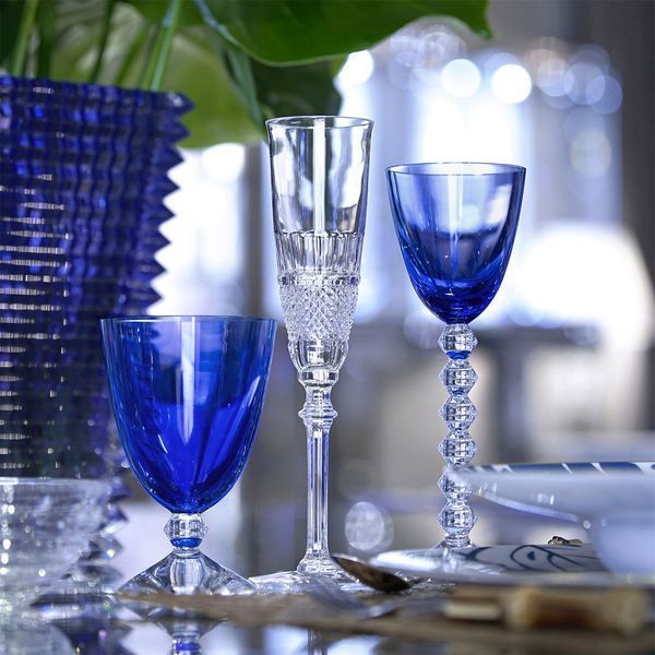Бокал для белого вина голубой "VEGA RHINE WINE BLUE GLASS X2" BACCARAT_2812267 фото