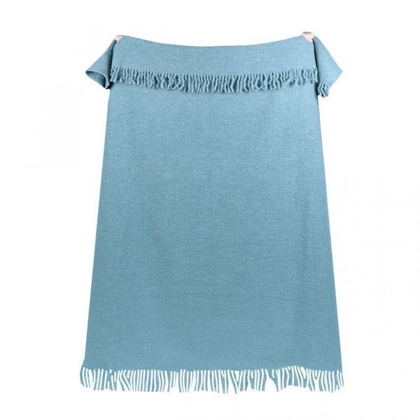 Plaid LANAVITTA PREMIUM light turquoise 80% wool/20% PAN Lanavitta_22074004 photo