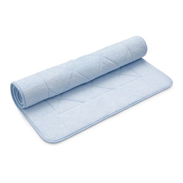 Коврик для ванной комнаты "NO LINES" VILLAFLORENCE_NO LINES QuiltedMat 70x90 Celeste442 фото