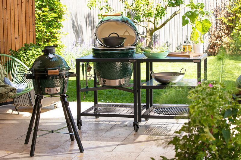 Каркас стола для гриля Big Green Egg Expansion Frames стальной LEGOURMET120236 фото