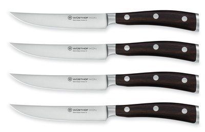 Set of 4 steak knives 21.5 cm W&uuml;sthof Ikon. W&uuml;sthof100000002 photo