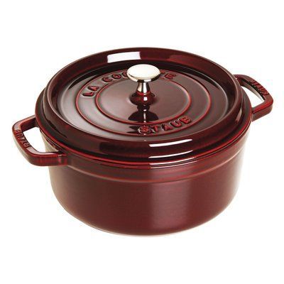Staub Cast Iron 5.2L Bordeaux Pot with Lid. Staub1102687 photo
