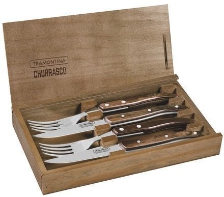 Tramontina Barbecue Polywood 4-piece grill tool set in a box Tramontina29899/520 photo