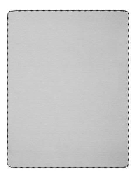 Плед Biederlack Doubleface Melange 1265 GR Marineblau-Silbergrau 150x200 см luli771711 фото