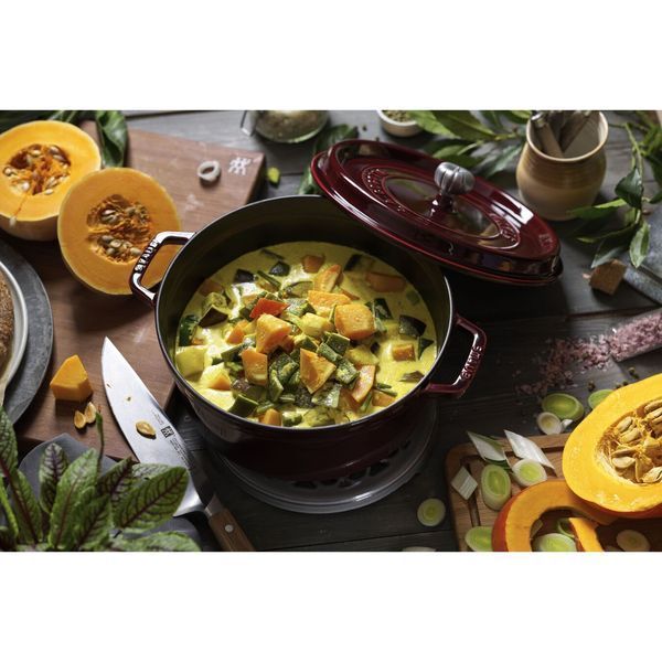 Кастрюля Staub Cast Iron 5,2 л бордовая с крышкой Staub1102687 фото