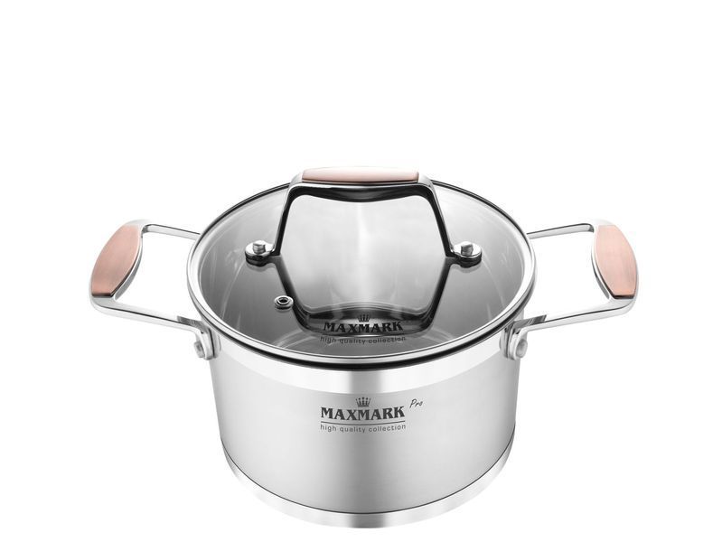 Набор кастрюль Maxmark Pro Cooper 6 предметов LEGOURMETMK-LX3206A фото