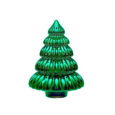Statuette "NOEL GREEN ENCHANTING FIR", Green, 12 cm, 9 cm BACCARAT_2815640 photo