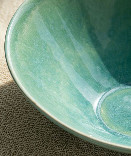 Dovbysh Porcelain Garna 18 cm turquoise salad bowl Dovbysh Porcelain100025 photo