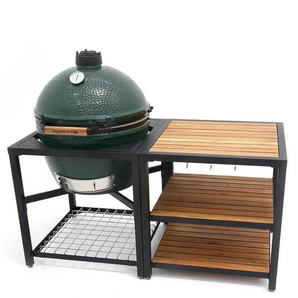 Полиця для каркаса столу Big Green Egg Expansion Frames дерев'яна LEGOURMET120250 фото