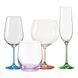 Set of 4 wine glasses Bohemia Rainbow 820 ml. Bohemia40767 820S D4641 photo 2