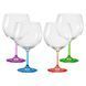 Set of 4 wine glasses Bohemia Rainbow 820 ml. Bohemia40767 820S D4641 photo 1