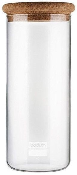 Банка для зберігання продуктів Bodum Yohki 2,5 л скляна з пробковою кришкою Bodum8700-109-2 фото