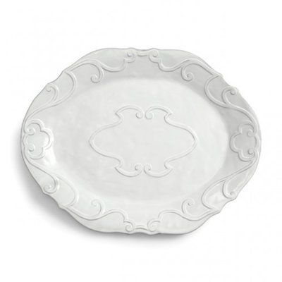 Oval dish "Bella Bianca" ARTE_ITALICA_BBS1019 photo