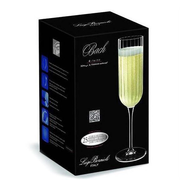Set of 4 champagne glasses 210 ml Luigi Bormioli Bach. Luigi Bormioli11283/01 photo