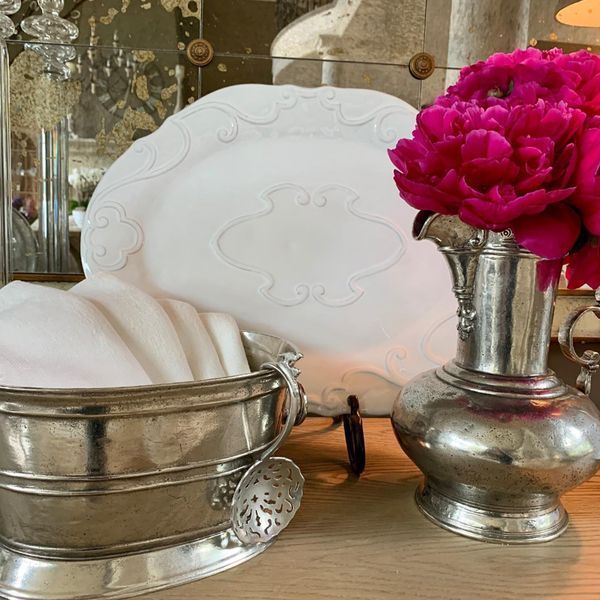 Oval dish "Bella Bianca" ARTE_ITALICA_BBS1019 photo