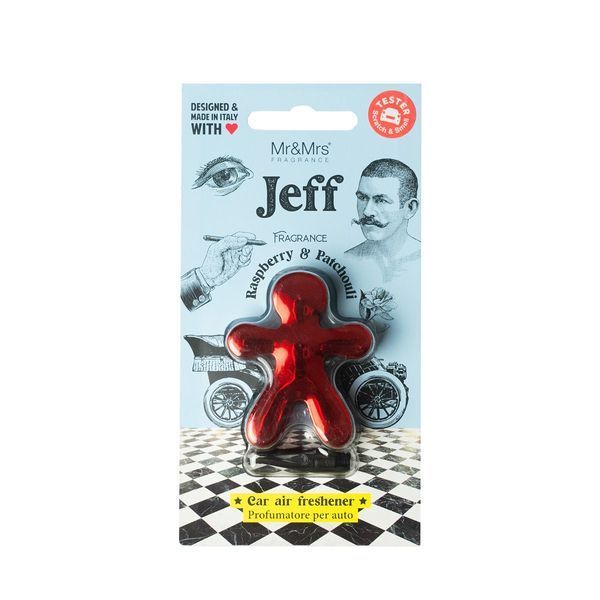 Ароматизатор в машину Mr&Mrs JEFF CHROME, Raspberry & Patchouli - Chrome Red Mr&Mrs FragranceJJEFFC02 фото