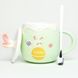 BonaDi Funny Rabbits 430 ml porcelain mug with lid and spoon. BonaDi927-225 photo 2