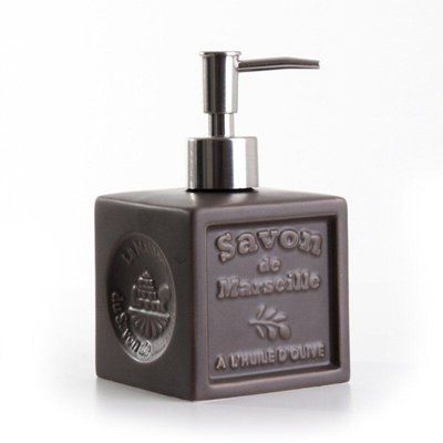 Дозатор (для жидкого мыла) La Maison du Savon Marseille CERAMIC LIQUID SOAP DISPENSER - CUBE TAUPE (M41030) La Maison du Savon de MarseilleM41030 фото